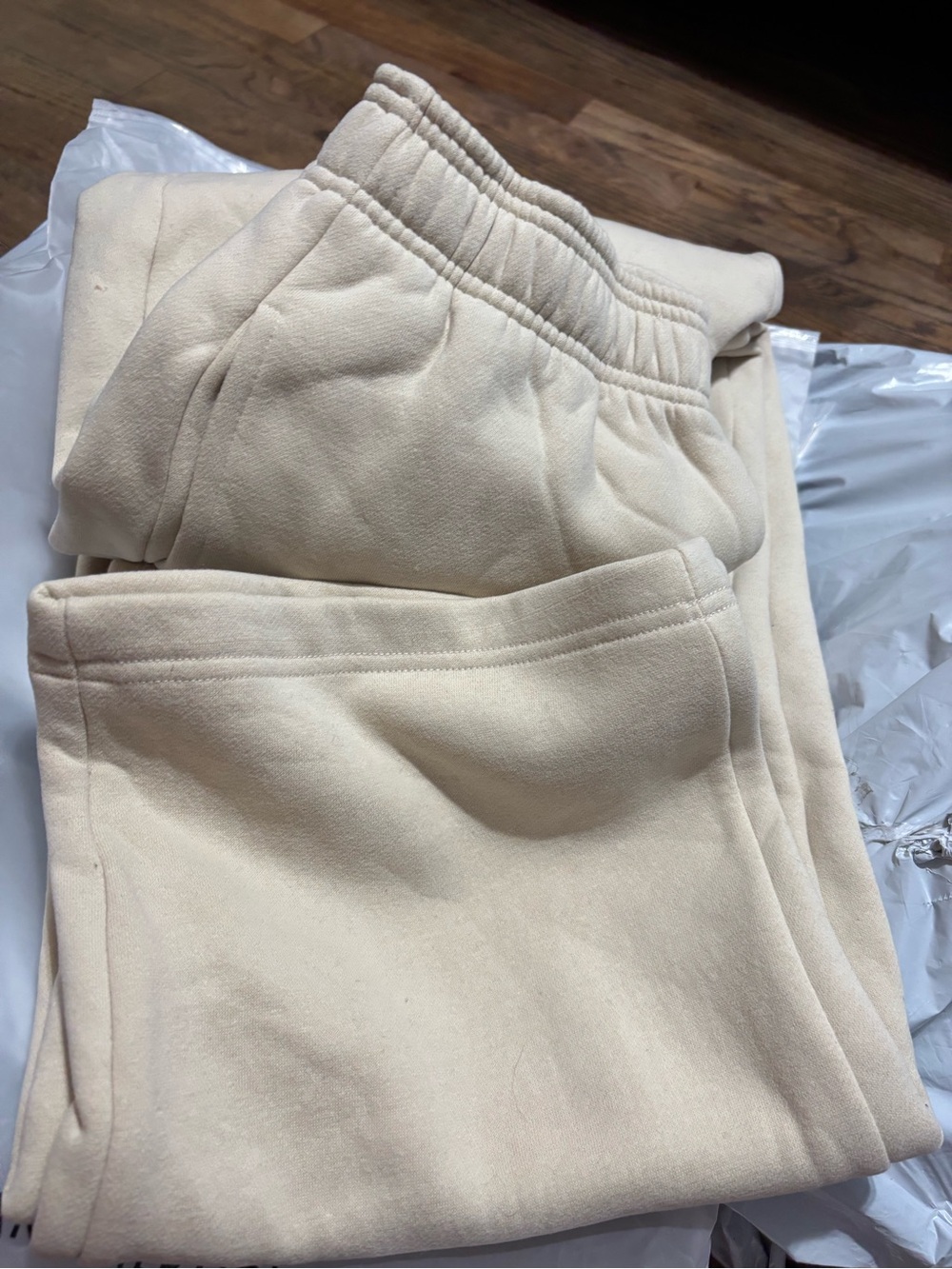 Airplane Mode Straight Leg Sweatpants -Bone